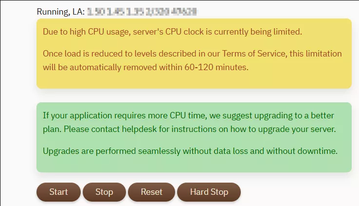 KiwiVM 面板显示 CPU high usage 限制警告