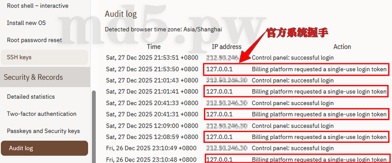 审计日志中 127.0.0.1 内部令牌记录解析